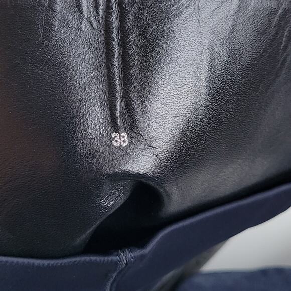 Stuart Weitzman MainLine Knee High Wedge Suede Size 38 7.5 - Picture 10 of 11